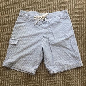 Men’s Seersucker Swimsuit